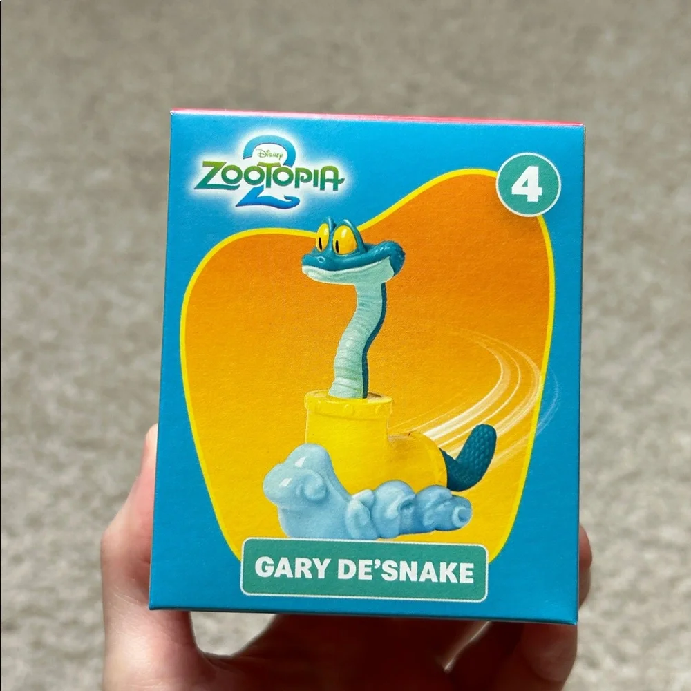 McDonald’s 2025 Happy Meal X Zootopia 2 Collectible Toy #4 Gary De’Snake 2 Pcs